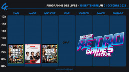 Planning Twitch 25 Septembre