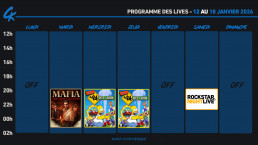 Planning Twitch 12 au 18 janvier