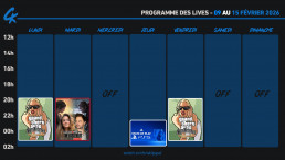 Planning Twitch 9-15 f&eacute;vrier 2026