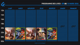 Planning Twitch 9 au 15 Mars 2026