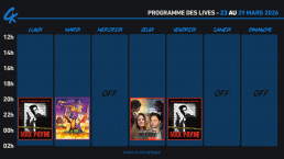 Planning Twitch 23 au 29 mars 2026