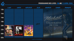 Planning 6 au 12 avril 2026