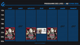 Planning Twitch 4-10 mai 2026