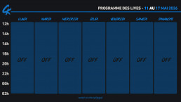 Planning Twitch 11-17 mai 2026