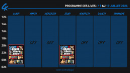 Planning Twitch 13-19 juillet