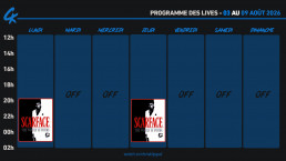 Planning Twitch 3-9 aout