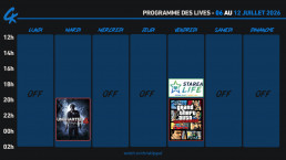 Planning Twitch 6-12-juillet 2026