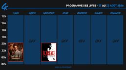 Planning Twitch 17-23 ao&ucirc;t 2026
