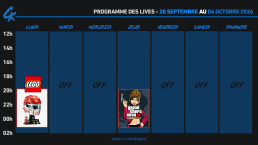 Planning Twitch 28 sept-04 octobre 2026